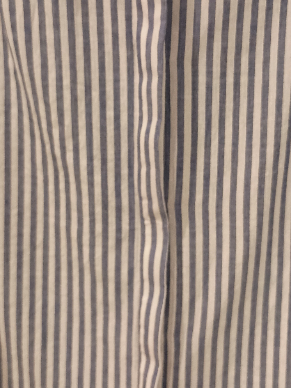 Eden & Olivia Navy and White Striped Button-Down Shirt - Picture 9 of 16